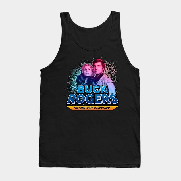 Buck Rogers 1979 Glitch Tank Top by cezzaneartist